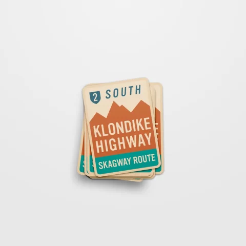 Klondike Highway Skagway Route Sticker