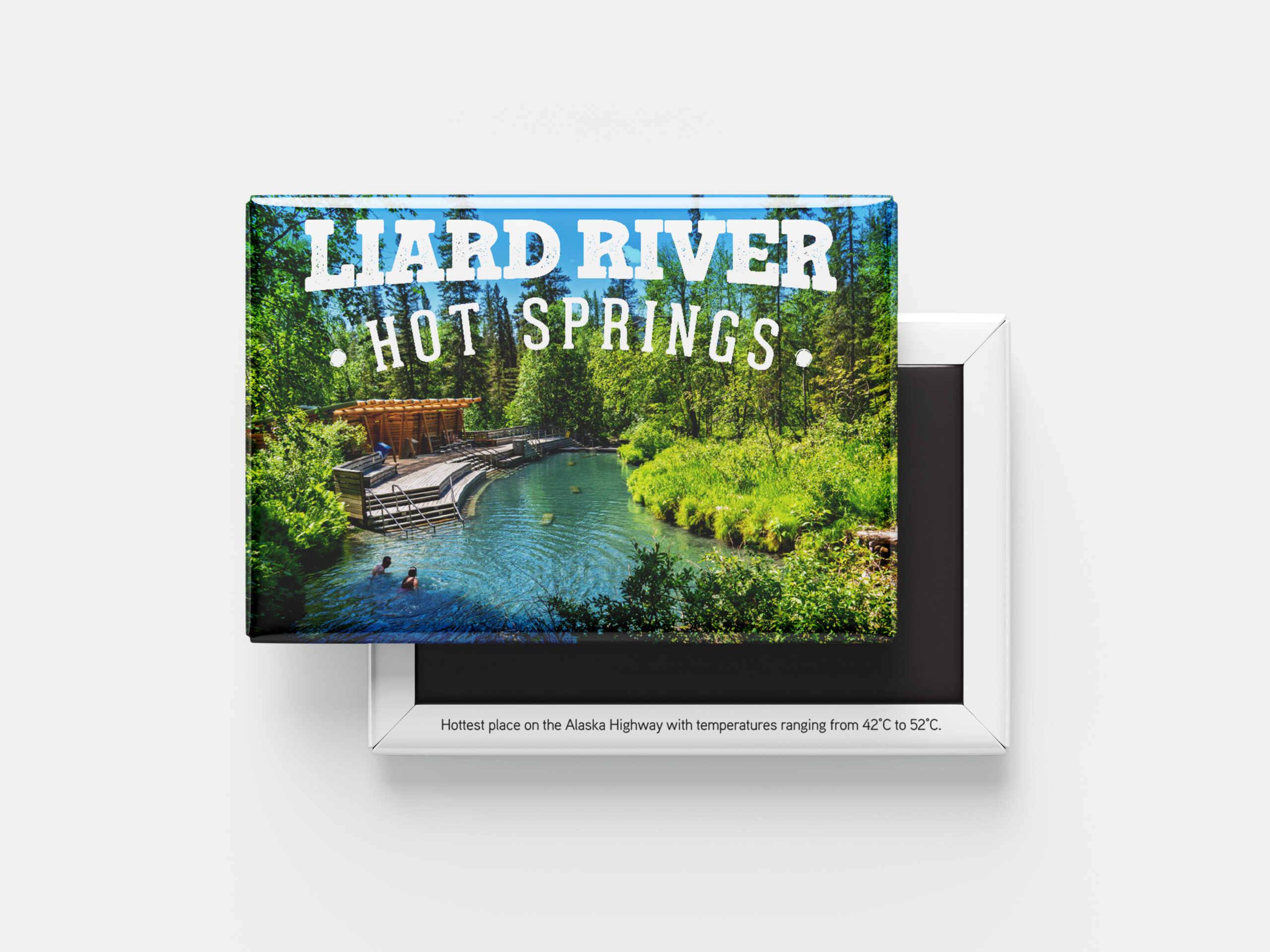Liard River Hot Springs Souvenir Photo Magnet