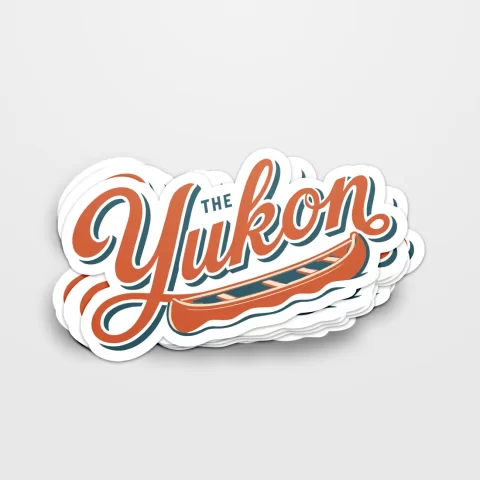 The Yukon Canoe Sticker