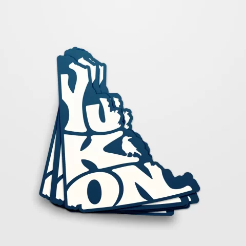Yukon Shape Raven Sticker