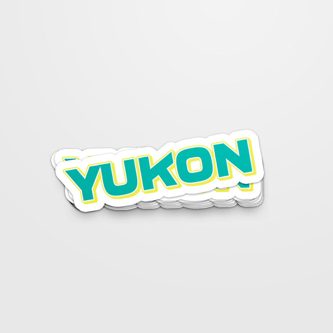 Yukon Wordmark Sticker